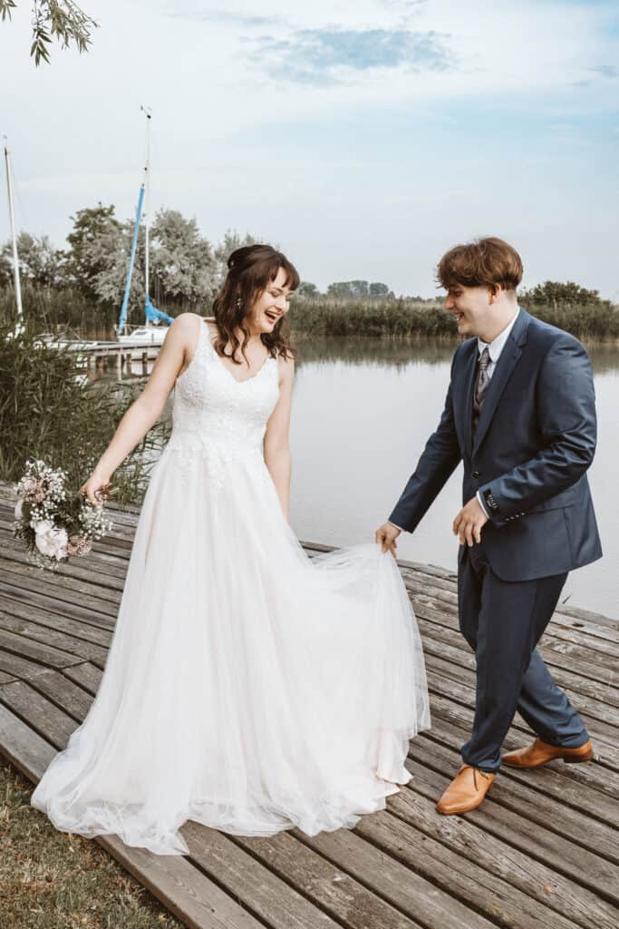Hochzeitslocation in Weiden am See - First Look