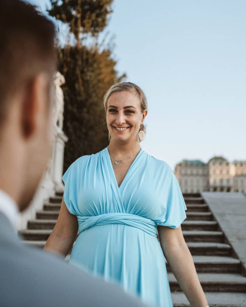 Paarshooting in Wien beim Schloss Belvedere