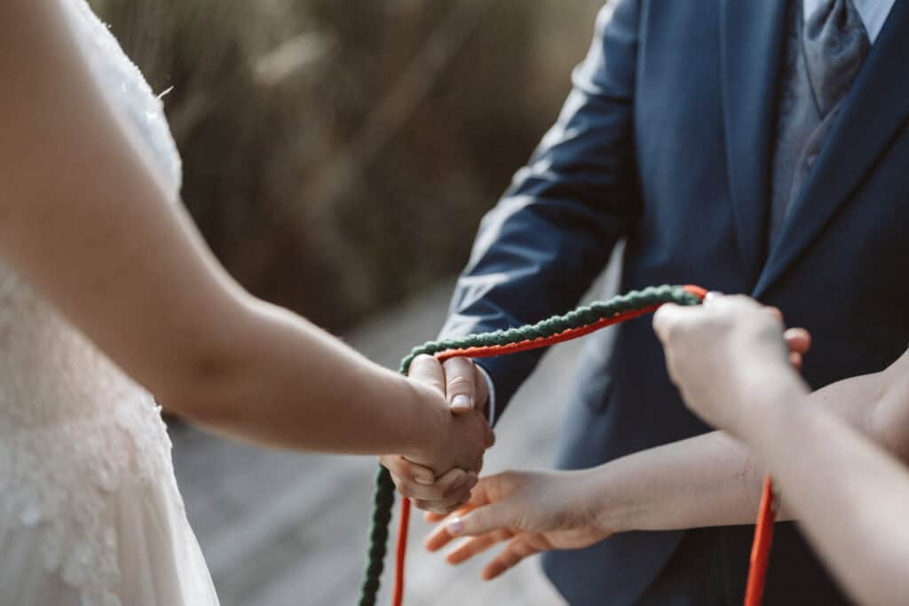 Freie Trauung in Weiden am See - Handfasting