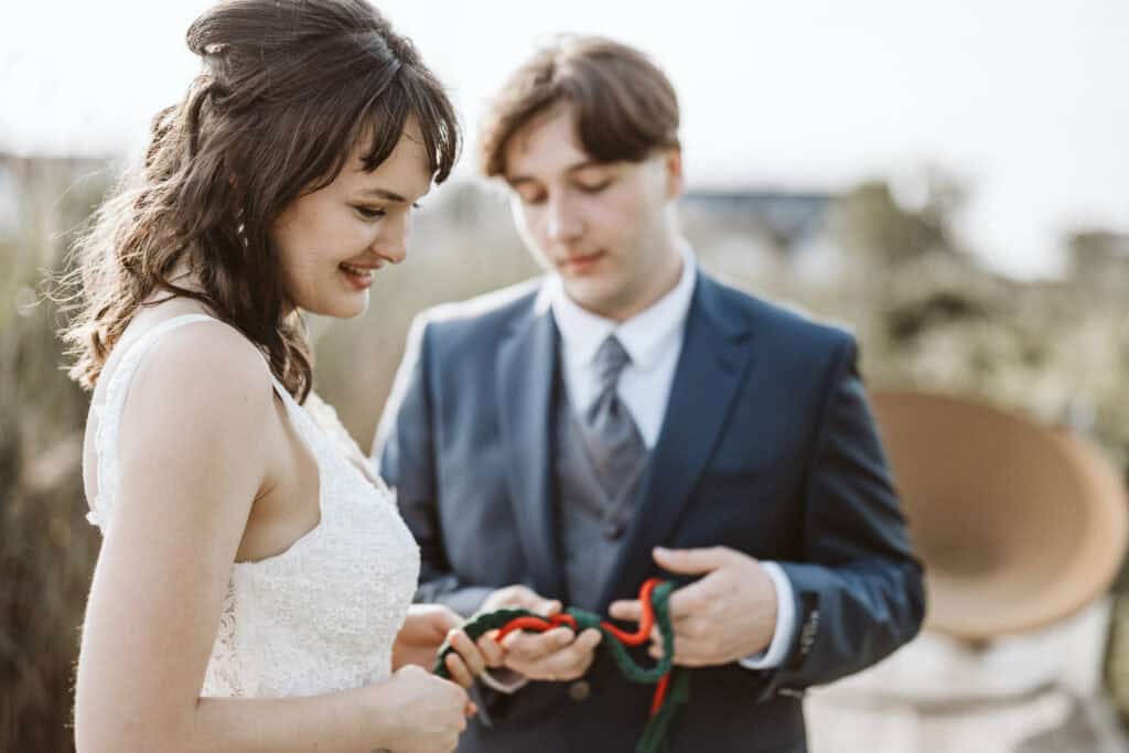 Freie Trauung in Weiden am See - Handfasting