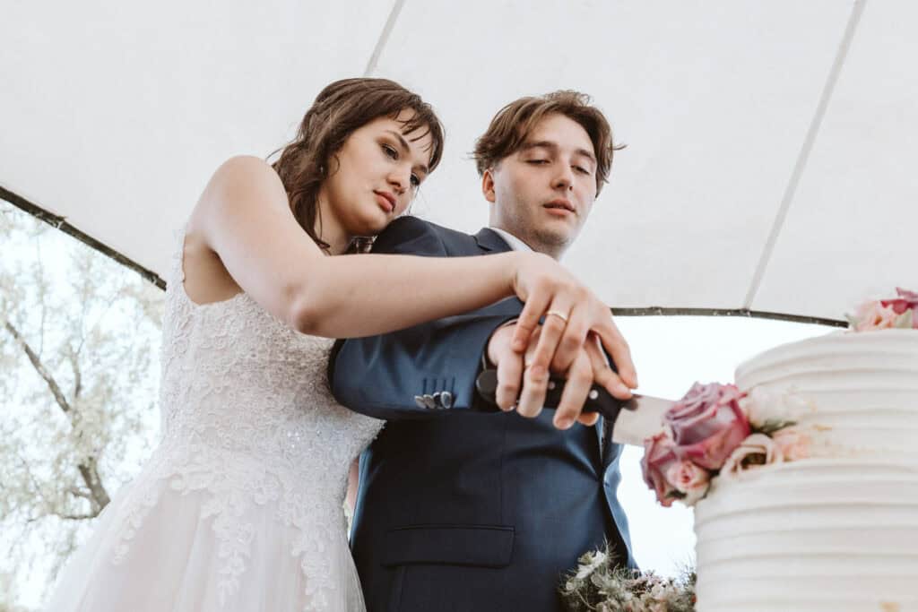 Hochzeitslocation in Weiden am See - Hochzeitstorte