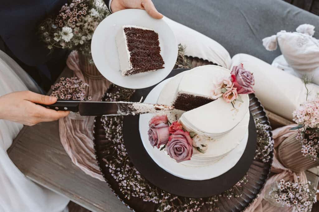 Hochzeitslocation in Weiden am See - Hochzeitstorte