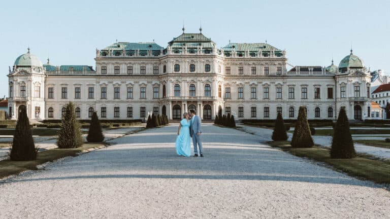 Paarshooting im Schloss Belvedere