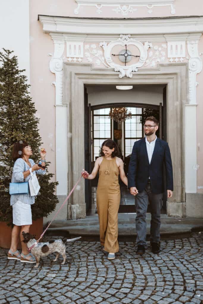 Hochzeitsreportage in Steyr in Schloss Lamberg
