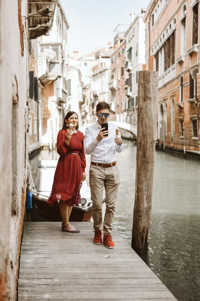 Paarshooting in Venedig